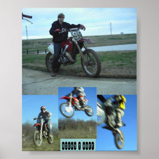 Ricky T Motocross Poster