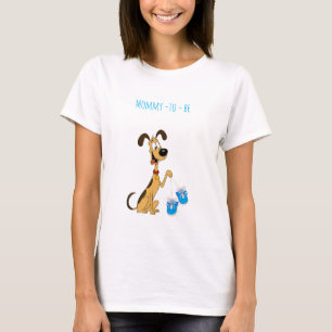 Rico the Dog Baby Boy Shower mummy-to-be T-Shirt
