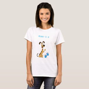 Rico the Dog Baby Boy Shower mummy-to-be T-Shirt