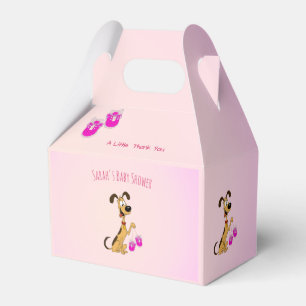 Rico the Dog Baby Girl Shower  Favour Box
