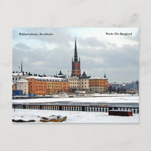 Riddarholmen, Stockholm, Photo O... Postcard