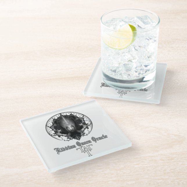 Riddian Queen Oracle GS Glass Coaster (Angled)