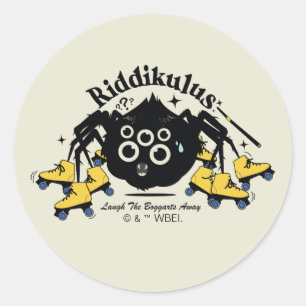Riddikulus - Laugh the Boggarts Away Classic Round Sticker
