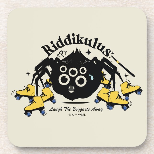 Riddikulus - Laugh the Boggarts Away Coaster (Front)