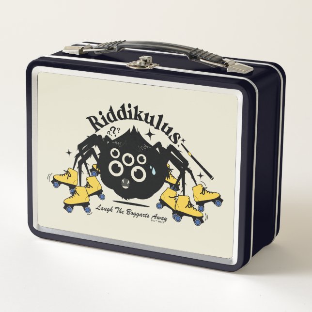 Riddikulus - Laugh the Boggarts Away Metal Lunch Box (Front)