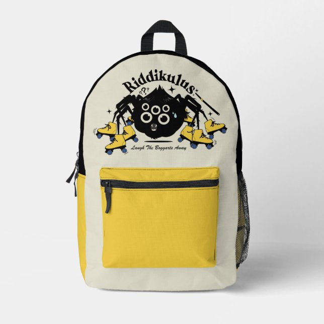 Riddikulus - Laugh the Boggarts Away Printed Backpack (Front)