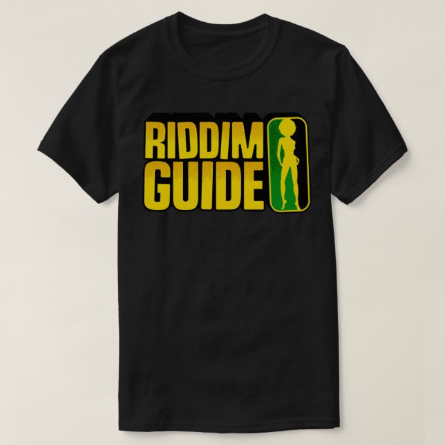 Riddim Guide Sticker T-Shirt (Design Front)