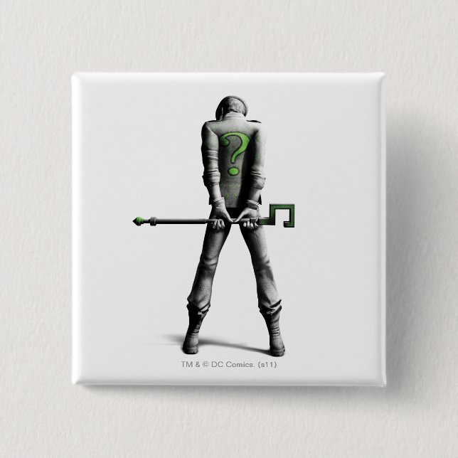 Riddler 15 Cm Square Badge (Front)
