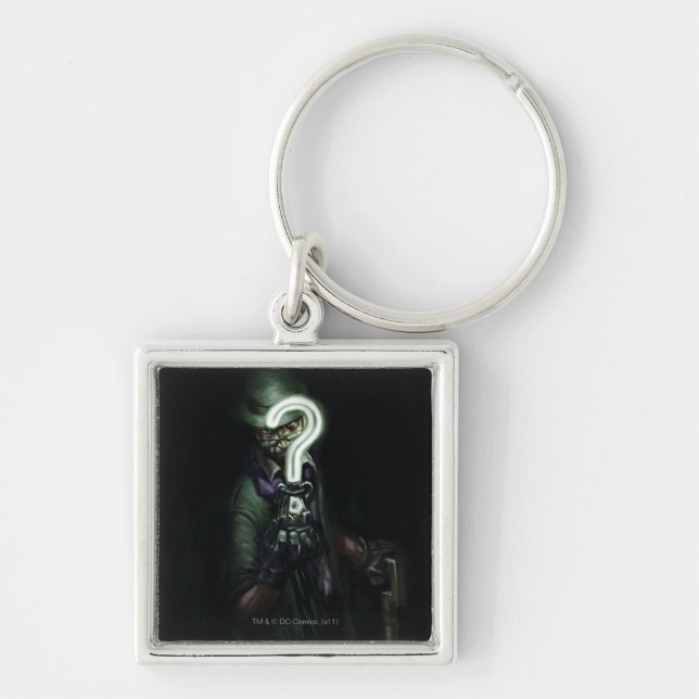 Riddler Illustration Key Ring (Front)