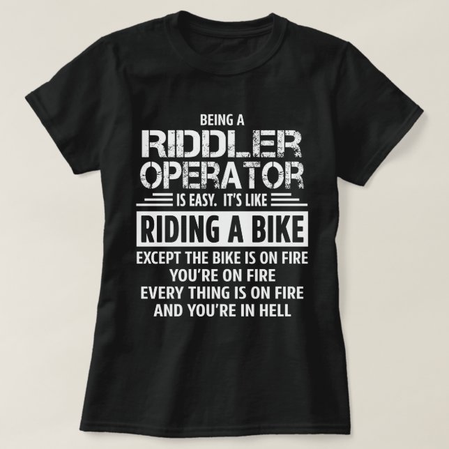 Riddler Operator T-Shirt (Design Front)