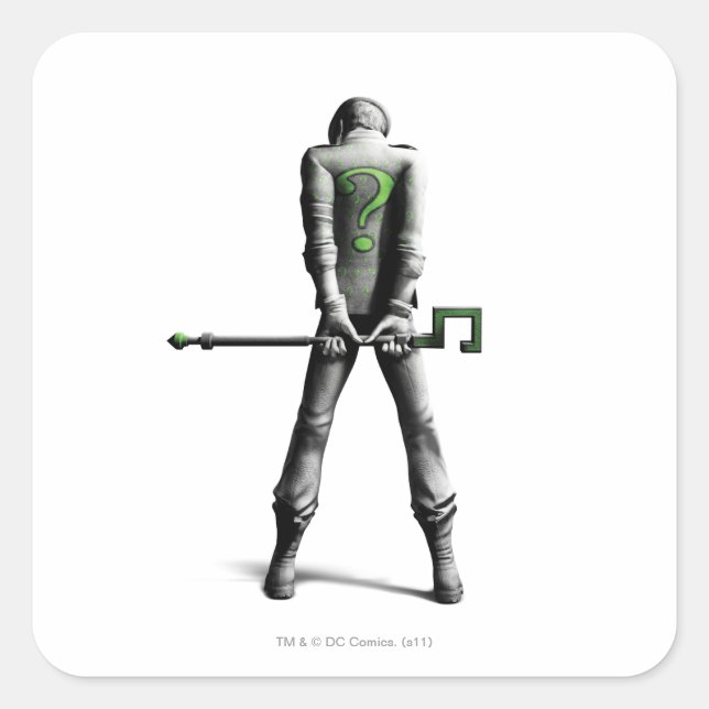 Riddler Square Sticker (Front)