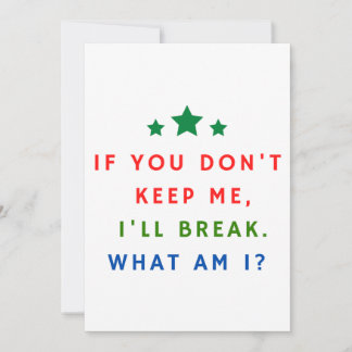 riddles and answers invitation