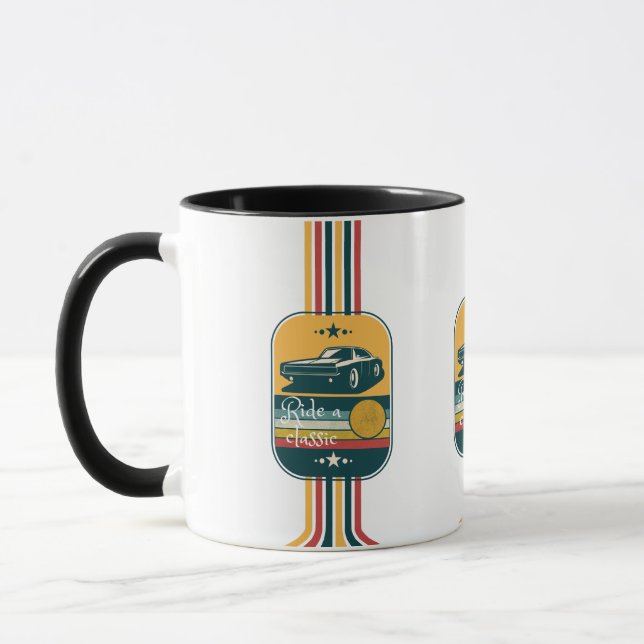 ride a classic mug (Left)