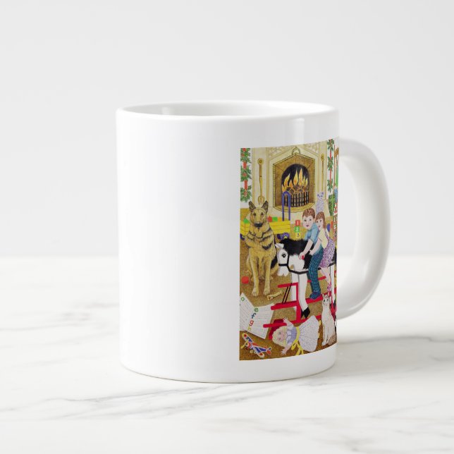 Ride-a-Cock-Horse Large Coffee Mug (Front Right)