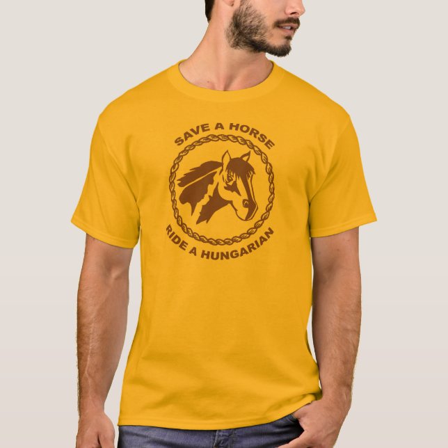 Ride A Hungarian T-Shirt (Front)
