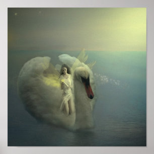 Ride A White Swan Poster