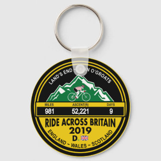 RIDE ACROSS BRITAIN 2019 KEYCHAIN