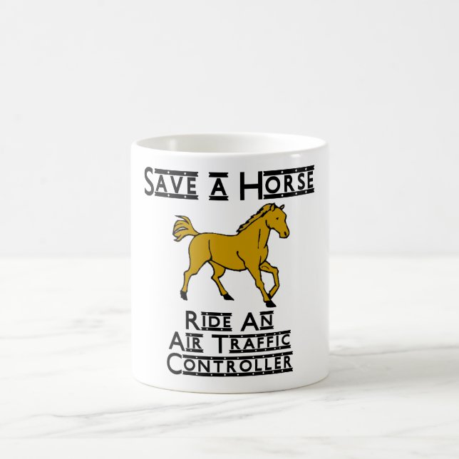 ride an air traffic controller coffee mug (Center)