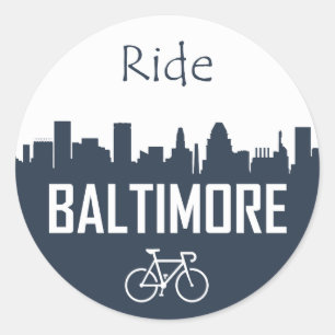 Ride Baltimore Classic Round Sticker