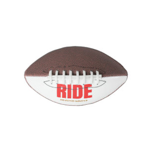 Ride Beyond Limits – Motivational Biker Typography American Football