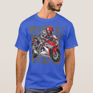 Ride Bike Vintage Racer Speed Motor Sport Lover Ra T-Shirt