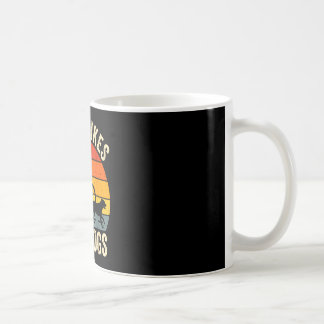 Ride bikes pet dogs funny saying for cycling and coffee mug