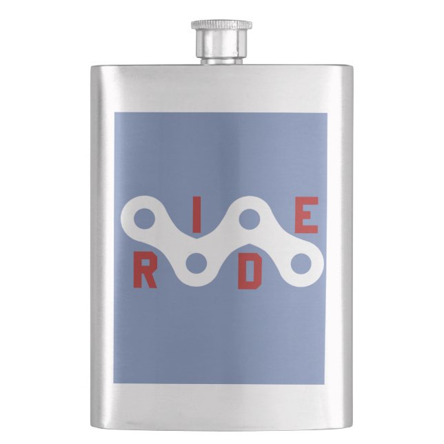 Ride (Chain) Hip Flask (Front)