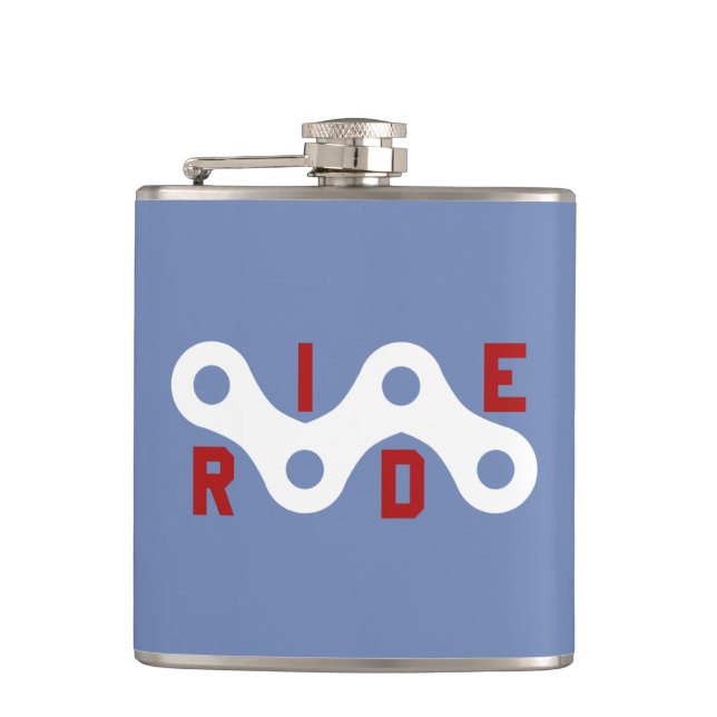 Ride (Chain) Hip Flask (Front)