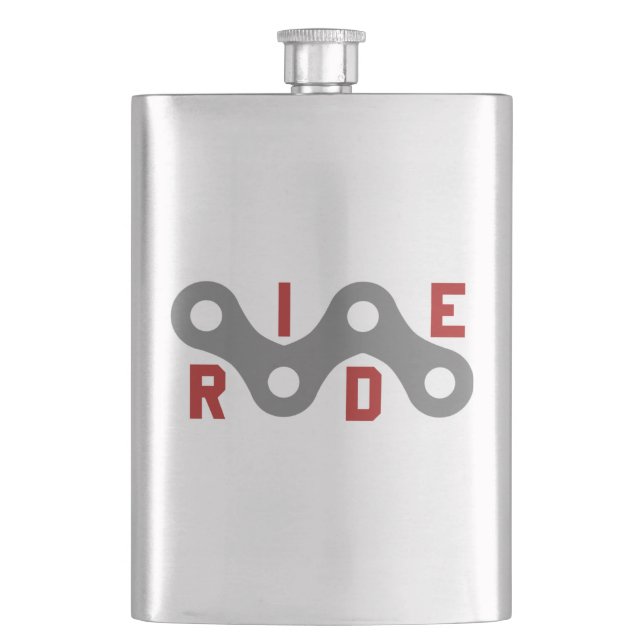 Ride (Chain) Hip Flask (Front)