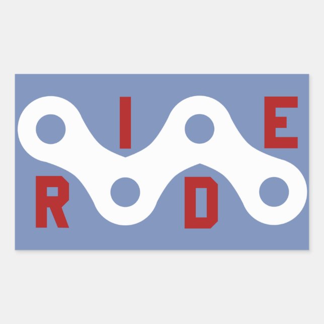 Ride (Chain) Rectangular Sticker (Front)