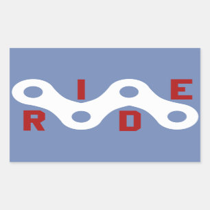 Ride (Chain) Rectangular Sticker