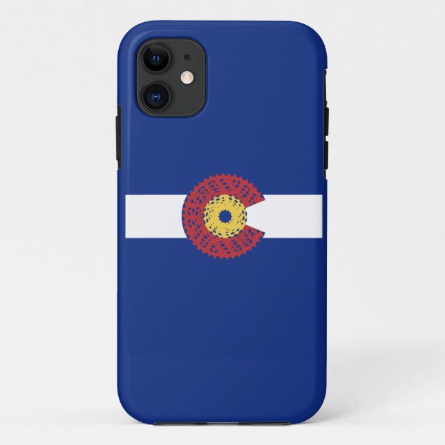 Ride Colorado (Bicycle Cassette) Case-Mate iPhone Case (Back)