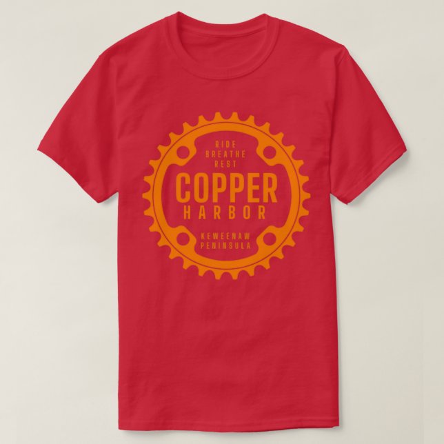 Ride Copper Harbor  T-Shirt (Design Front)