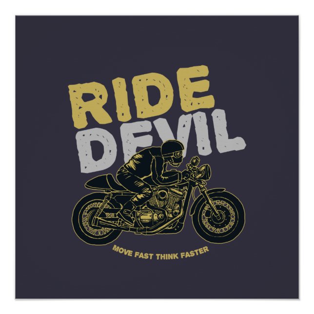 🔥 Ride Devil: Move Fast, Think Faster! 🔥 Poster (Front)
