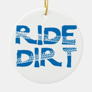 Ride Dirt Ceramic Tree Decoration