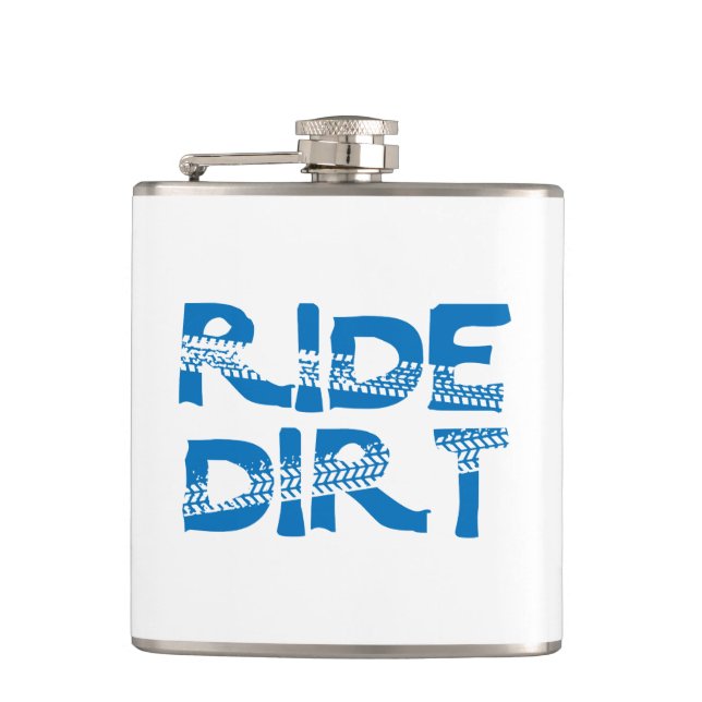 Ride Dirt Hip Flask (Front)