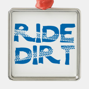 Ride Dirt Metal Tree Decoration