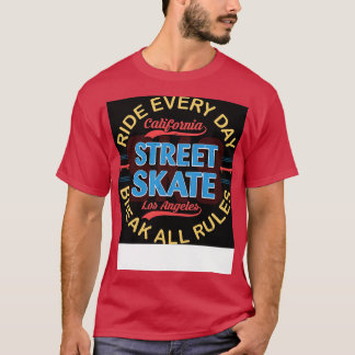 Ride Every Day Street Skate TShirt
