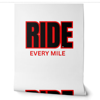 Ride Every Mile – Motorcycle Adventure Typography Wallpaper