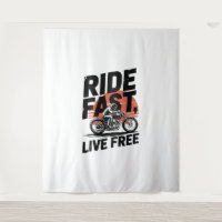 Ride Fast Live Free Bicyclist T-shirt