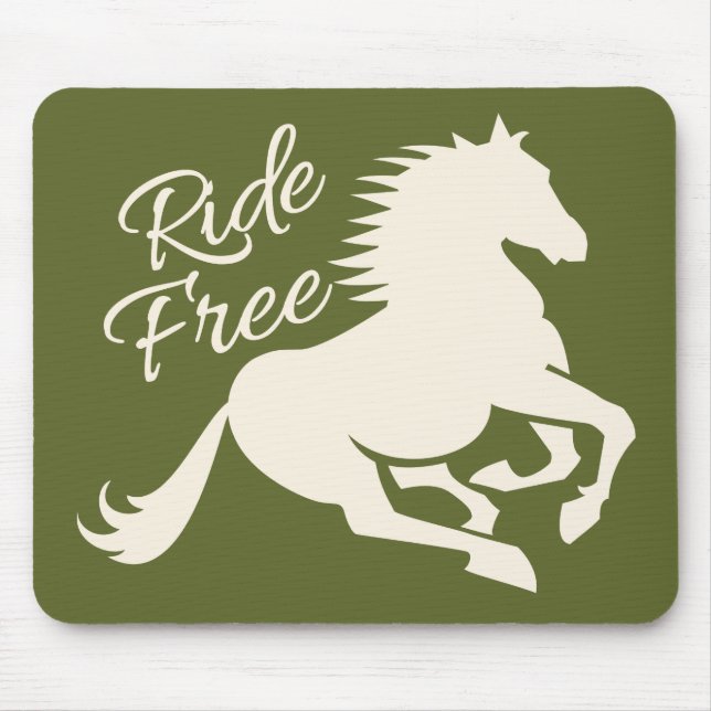 Ride Free custom mousepad (Front)