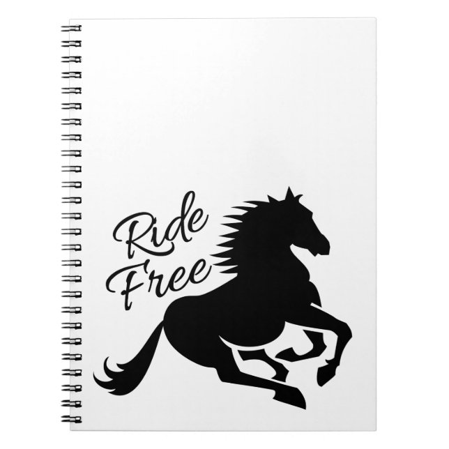 Ride Free custom notebook (Front)