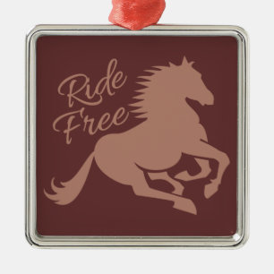 Ride Free custom ornament