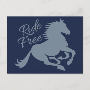 Ride Free custom postcard