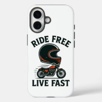 Ride Free iPhone 16 Case – Motorcycle Adventure 