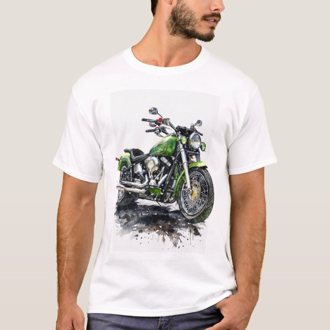  Ride Free – Motorcycle Spirit Tee (Front)