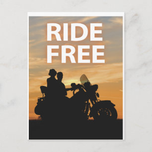 Ride Free Postcard