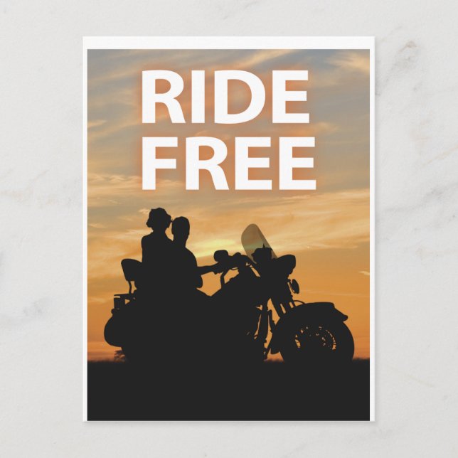 Ride Free Postcard (Front)