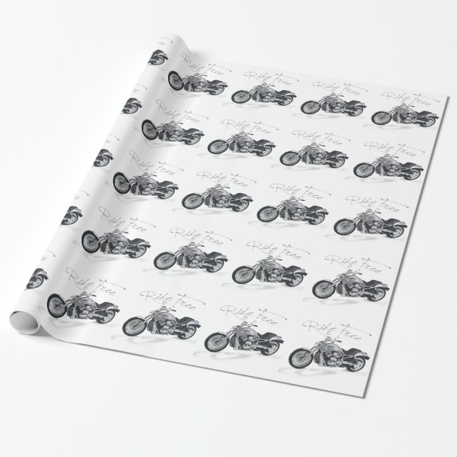 Ride Free Wrapping Paper (Unrolled)