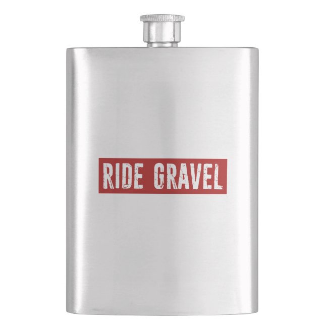 Ride Gravel Hip Flask (Front)